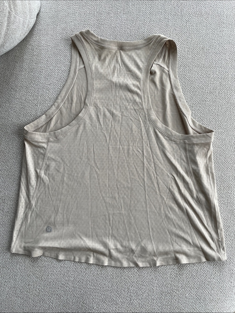 lululemon Running Tank - tan color - Picture 5 of 6
